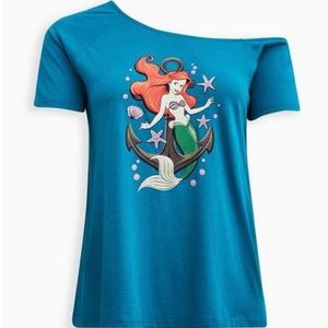 Torrid Disney Little Mermaid shirt NWT size 2